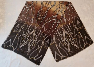 Bufanda Alemania-De colección Auténtica Codello Caballo Ecuestre Arnés Negro Largo Foto 1 de 3