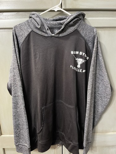 VETEMENTS Felpa con cappuccio Montana Flaxville MT BUM STEER Bar & Grill Adulto XL