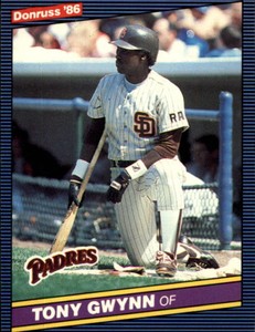 1986 Donruss Baseball #112 Tony Gwynn 