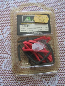 A379 A2 Pro 16040 Tube Thermo Rétractable Rouge + Noir 50 cm Neuf + Boite - Photo 1 sur 2
