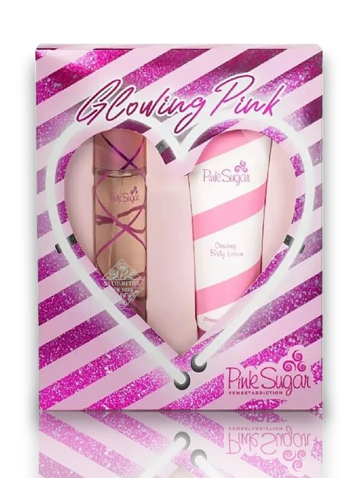 粉色糖发光粉红色甜上瘾套装 2 件套淡香水 3.4 盎司意大利 8.45 盎司 — 第 1/3 张图片