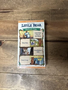NEW SEALED! Nick Jr Sendak’s Little Bear VHS Video Tape Pretend Time Nickelodeon - Foto 1 di 2
