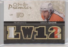 2007-08 O-Pee-Chee Premier Remnants Quads /20 Simon Gagne #PR-GA Quad Patch
