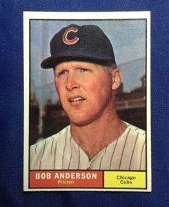1961 #283 Bob Anderson Chicago Cubs Topps NM-MT Estate