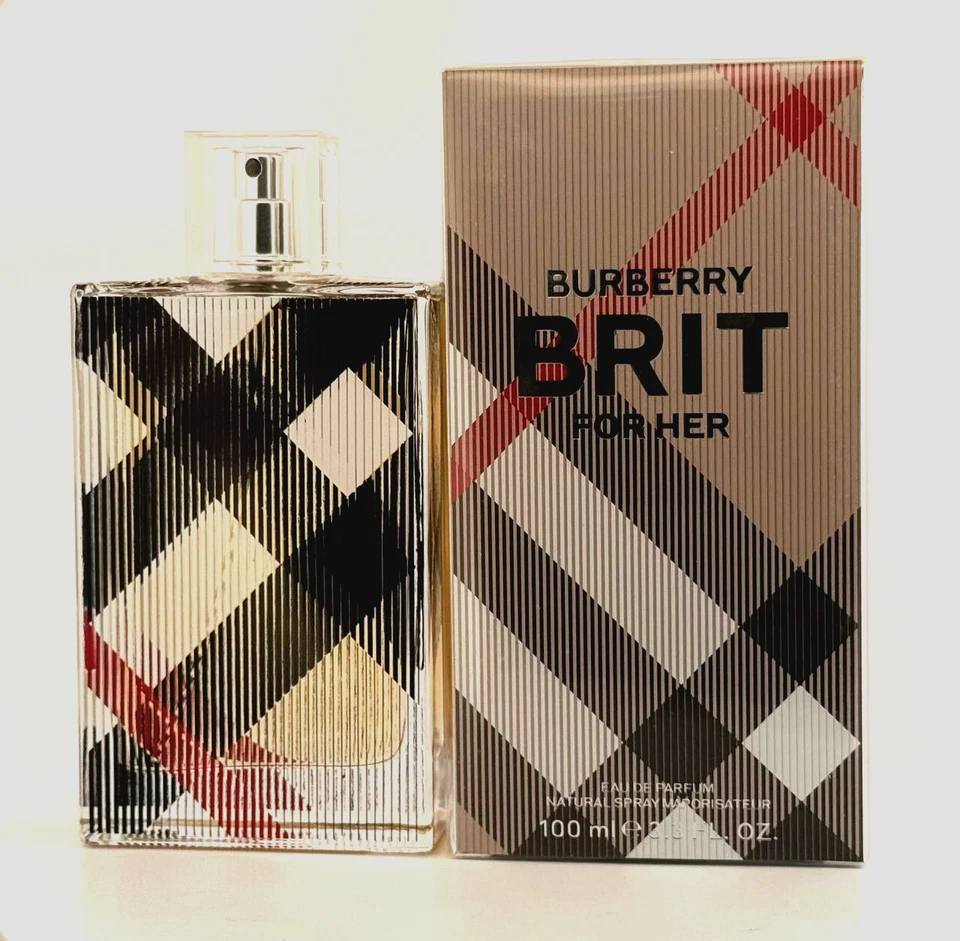 BURBERRY BRIT For Her 3,3 oz 100 ml Eau De Toilette Spray Feminino - Imagem 1 de 4
