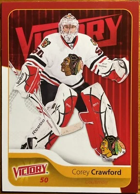 2011-12 Upper Deck Victory Red Corey Crawford #49 Chicago Blackhawks - Image 1 of 2