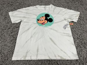 NEW Walt Disney World Shirt Adult Large White Gray Mickey Mouse Tie Dye Parks