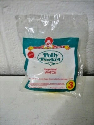 Mc Donalds Polly карман счастливая еда игрушка часы #3 1994 - Изображение 1 из 2