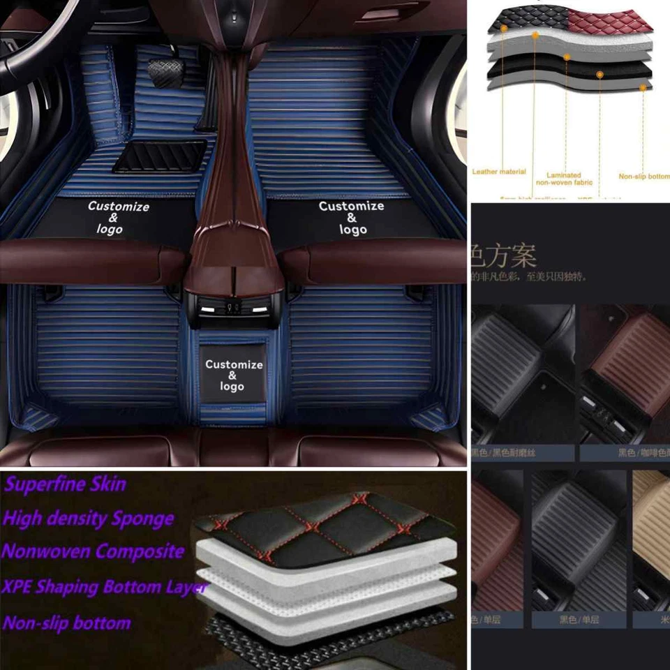 Alfombrillas personalizadas impermeables para todo tipo de clima para Kia Sedona 2002-2021 Foto 1 de 4