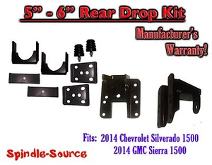 5" - 6" Rear Lowering Drop Flip Kit FOR 14 - 18 Chevy Silverado GMC Sierra 1500 - Foto 1 di 1