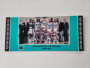 Vancouver Grizzlies NBA Basketball 1995/96 Teamfotokarte (9"" x 4") - Bild 1 von 2