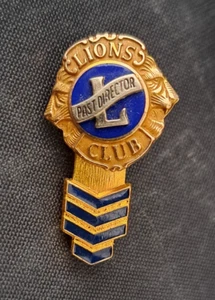 Prendedor de colección Lions Club oro macizo 10k director pasado 2,17 gramos - Imagen 1 de 5