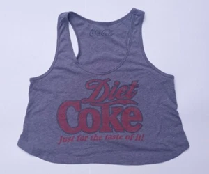 Diet Coke Racerback Grey Women's Large Tank Top - Picture 1 of 4