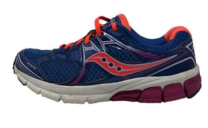Saucony Womens Mystic S15248-2 Blue Orange Pink Running Shoes US Size 10 - Picture 1 of 8
