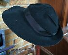 Vintage Black Merrimac Hat Co Wool Hat Ca 1940's