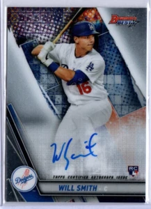 2019 Bowman's Best Baseball Will Smith ROOKIE AUTO DODGERS - Picture 1 of 1