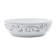 Pfaltzgraff Trellis 7In Set of 4 Pasta Bowls Stoneware Round White