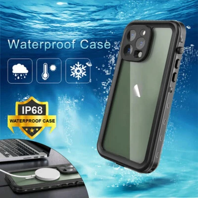 360 Full Body Waterproof Shockproof Case Cover For iPhone 16 15 14 Pro Max 13 12