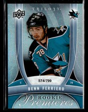 2009-10 Upper Deck Trilogy #125 Benn Ferriero RC /799