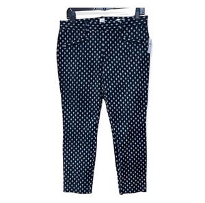 GAP Signature Skinny Ankle Pants Womens Sz. 6P Diamond Print Style 130046-34 - Picture 1 of 12