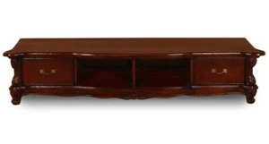 Louis TV-Schrank Fernsehtisch Fernsehschrank TV Möbel 200 cm Massivholz 78259 - Bild 1 von 3