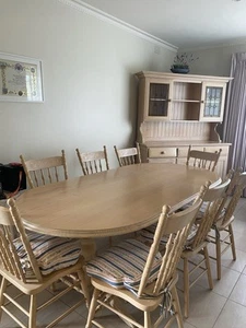 dining table and chairs And Cabinet - Picture 1 of 3