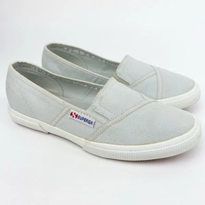 Zapatos Superga para mujer talla 37,5 (US 7) Cotu zapatillas sin cordones parte superior baja punta redonda - Imagen 1 de 7