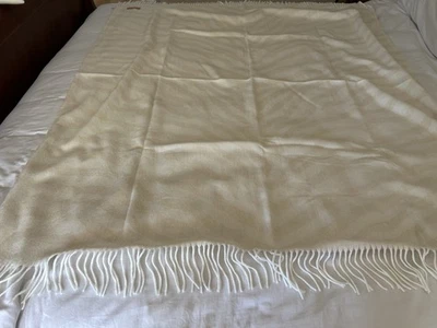 MANTA THULA TULA MARFIL ESTAMPADO CEBRA AFRICANA FLECOS TIRO HECHO EN ÁFRICA Foto 1 de 4