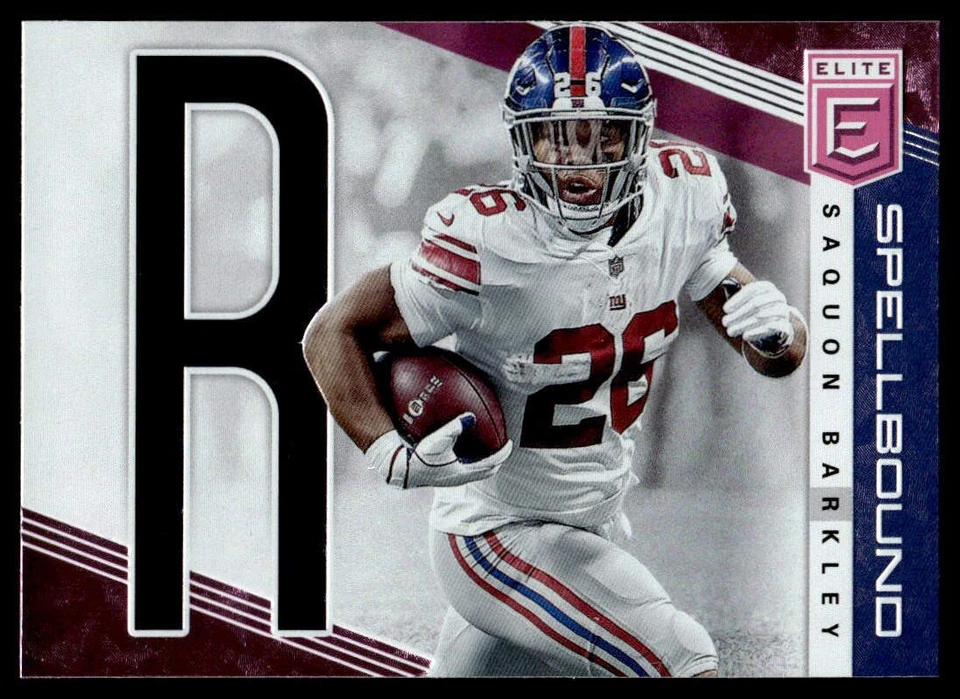 2019 Donruss Elite #SP-36 Saquon Barkley FOOTBALL New York Giants - Image 1 of 2