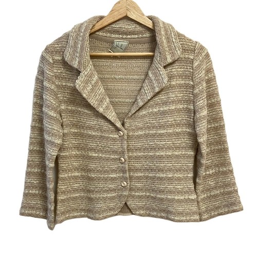 OFF WHITE Auth Sybilla Giacca da donna beige panna