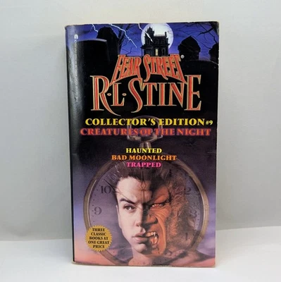 Fear Street Collector's #9 Creatures of the Night 1st Edition 1998 VTG PB Stine Foto 1 de 4