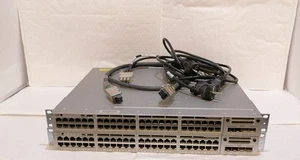 🔥 Switch Cisco WS-C3850-48F-L | 48 Ports PoE+ | 10G 🚀 | v07 | Pro Réseau 🌐 - Picture 1 of 7