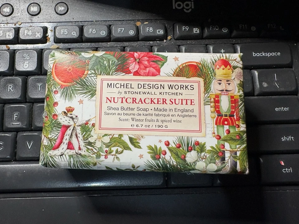 Michel Design Works NUTCRACKER SUITE shea butter soap 6.7 oz in decorative paper - Image 1 of 1