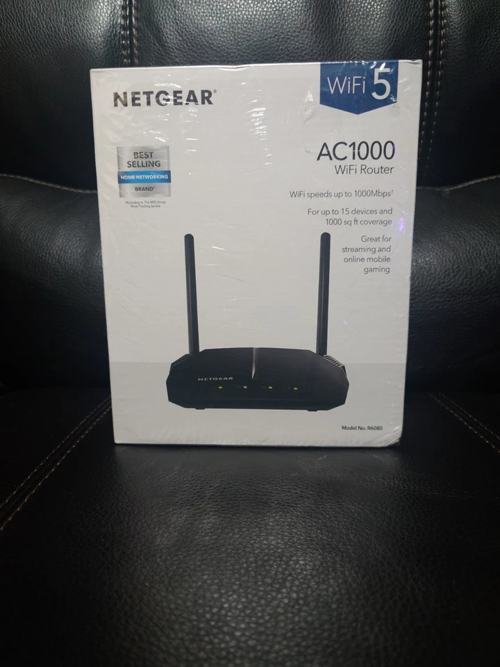 NETGEAR - AC1000 Dual-Band Wi-Fi 5 Router - Up to 15 devices Brand New Sealed - Image 1 of 1