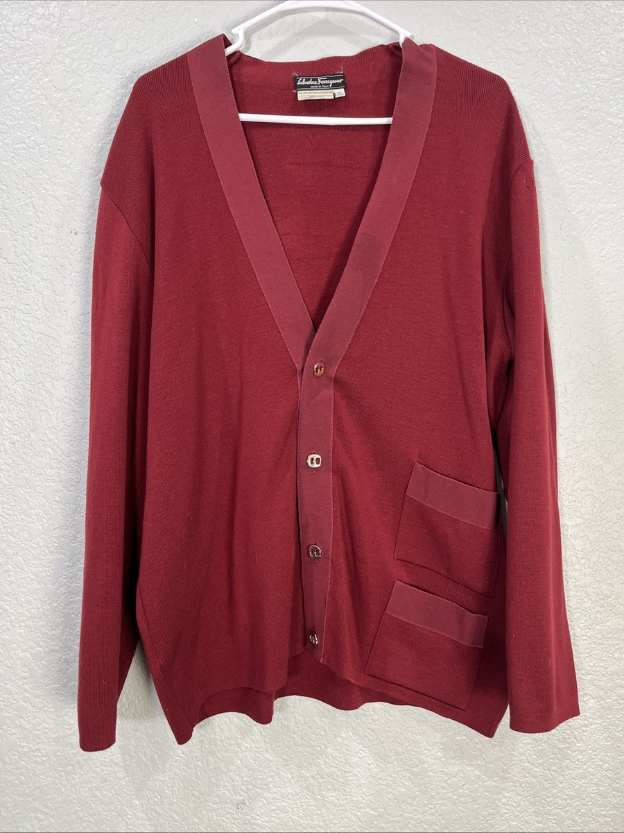 トップス archive retro ferragamo knit cardigan NWOT Vintage
