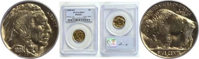 1938-D/S Buffalo Nickel  -  PCGS MS-67 - Image 1 of 3