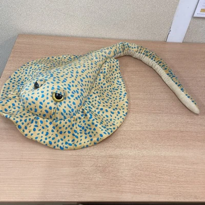 Nature Planet Blue Spotted Stingray Soft Toy 41" Rare - Image 1 of 4