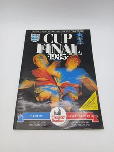 1985 FA Cup Final Programme Everton vs Manchester United Wembley Official - Picture 1 of 5