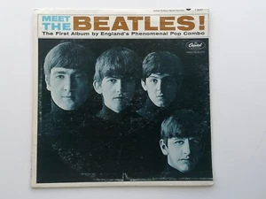 MEET THE BEATLES 1964 USA CAPTIOL LP T 2047 WITH INNER - Picture 1 of 14