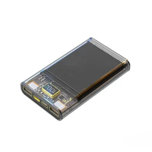 10000Mah Clear Power Bank Battery QC Charger For iPhone Samsung Moto Phone iPad - Imagen 1 de 14