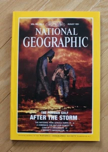 National Geographic agosto 1991; Golfo Pérsico; Cuba; parques; energía nuclear - Imagen 1 de 22