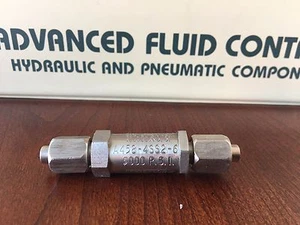 Parker Hannifin/ Teledyne Republic High Pressure Check Valve A458-4SS2-6 - Picture 1 of 2