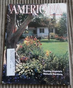 Americana Magazine March/April 1983 Virginia Gardens Stillwater American Cowboy - Picture 1 of 2