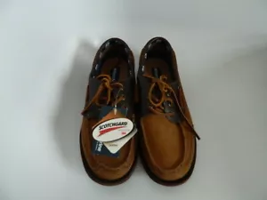 NWT West Marine Mens Comfort Premium Leather Upper Boat Shoe Size 8 Water Resist - Picture 1 of 9