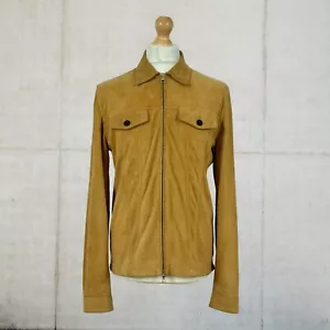 Limited Edition Pretty Green Black Label Soft Suede Western Jacket Size Medium - Picture 1 of 20