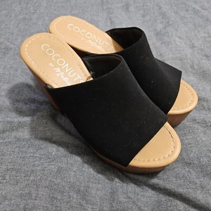 Coconuts by Matisse Women's Workout Platform Dress Sandals Black Size 6 M - Picture 1 of 10