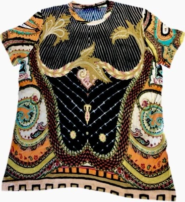 Blusa Etro elástica $460O tecido elástico nesta blusa é incomparável Extra Grande 44 - Imagem 1 de 4