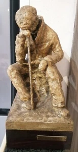 Scultura Cartapesta Firmata Vintage - Foto 1 di 11