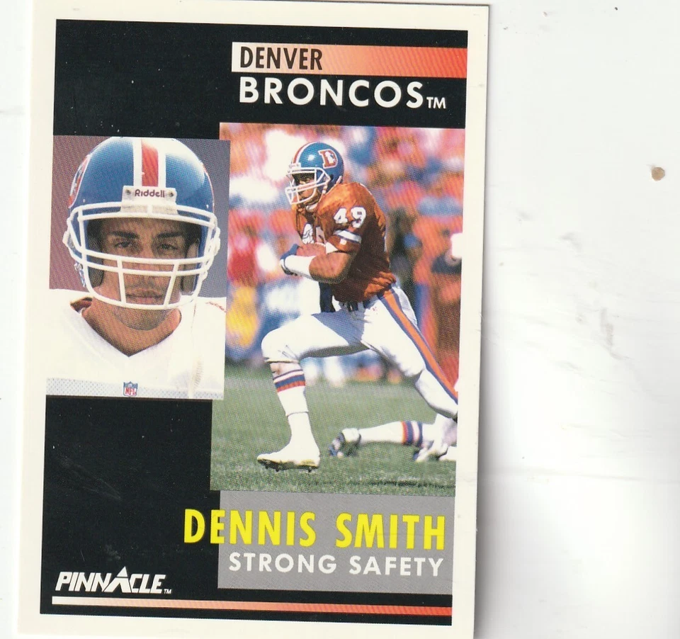 FREE SHIPPING-MINT-1991 Pinnacle Dennis Smith #47 BRONCOS - Image 1 of 1