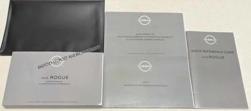 Nissan Rogue 2023 manual del propietario guía del usuario Platinum SL SV S I4 TRACCIÓN DELANTERA AWD CONJUNTO DE EQUIPOS ORIGINALES Foto 1 de 1